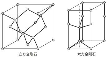 diamond and lonsdaleite conventional cells